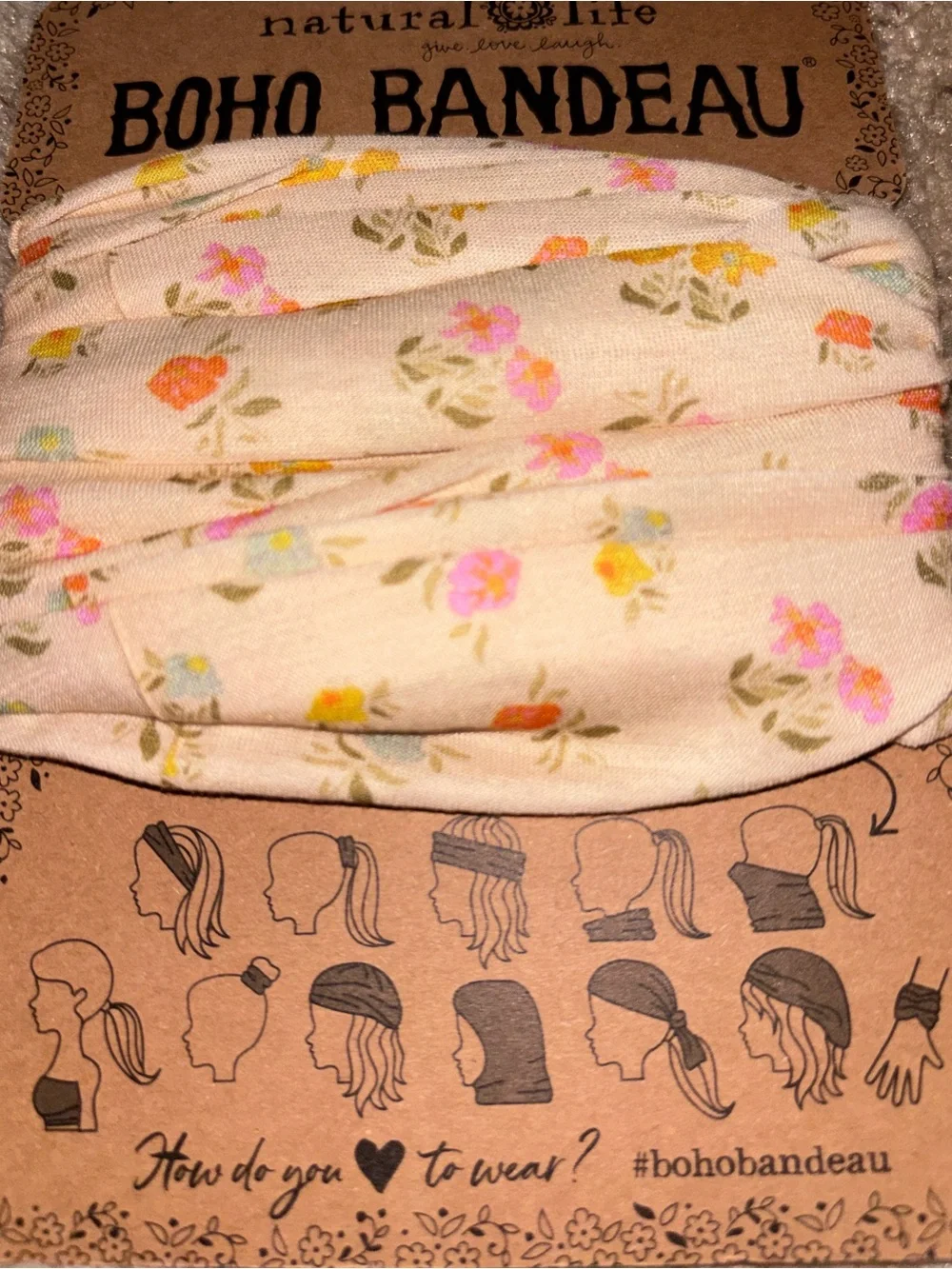 Natural Life boho Bandai hair band